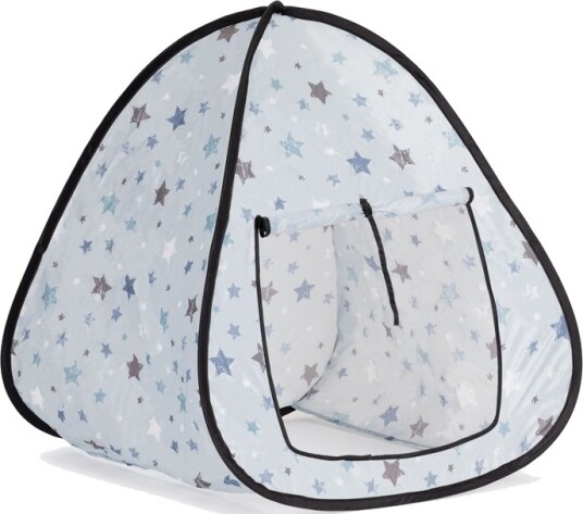 Pop-Up Leketelt 75x6x83cm Blå m/ stjernemønster