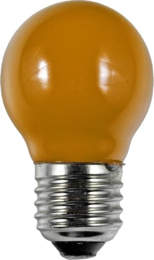 Spl E27 1W LED kronepære G45 Oransje Party Colour Premium Spl E27 1W LED kronepære G45 Oransje Party Colour Premium