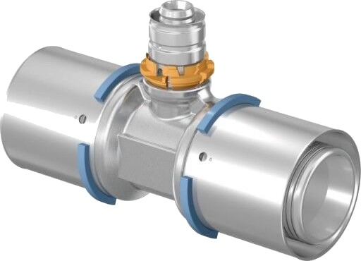Uponor S-Press T-stykke 40x25mm for Gulvvarme og Vannsystemer