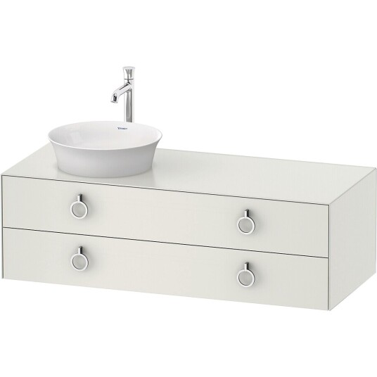 Duravit White Tulip Servantskap 2 skuf. 130x55x40,8 cm Hvit Matt