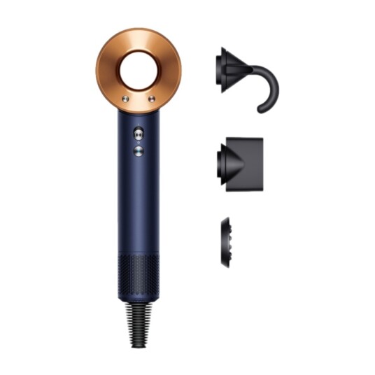 Dyson Supersonic™ Hairdryer Straight+Wavy Prussian Blue/Rich Copp