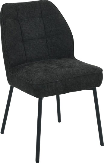 Stol HOME4YOU Zaylen Svart - Svart