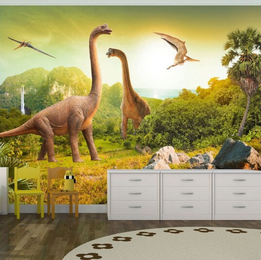 Fototapet Dinosaurs 100x70 - Artgeist sp. z o. o.