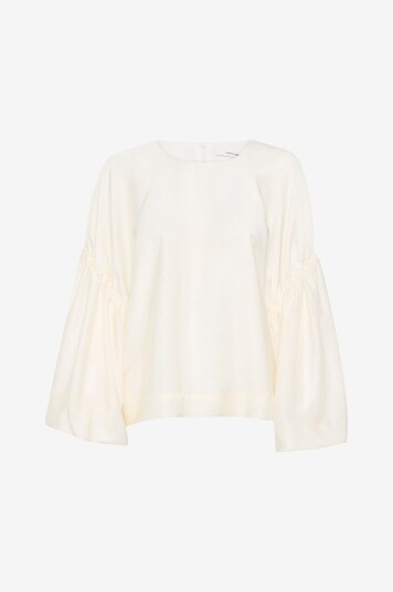 Gestuz - Bluse gzMalloon Blouse - Hvit