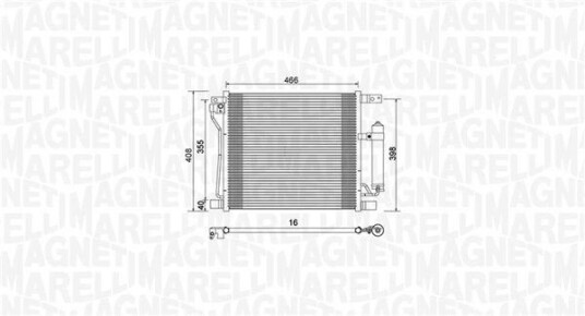 Kondensator MAGNETI MARELLI 350203992000