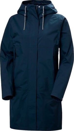 Helly Hansen Regnfrakk W Koster Rain Coat Blå