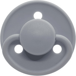 Mininor silikonsmokk 0 mnd+, grå sel - 2 stk