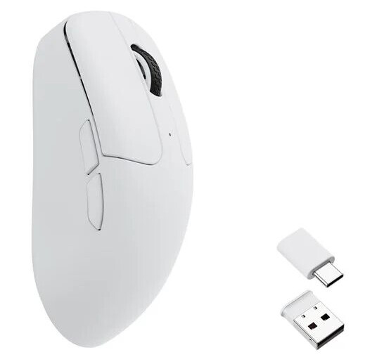 Keychron M2 Wireless - Gaming mus - Optisk - 5 - Hvit Keychron M2 Wireless - Gaming mus - Optisk - 5 - Hvit