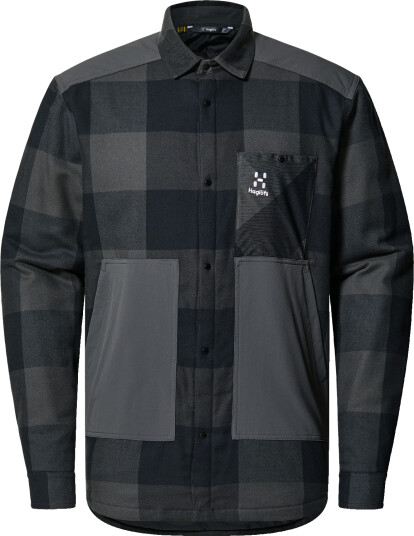 Haglöfs Men's Insulated Timmer Shirt True Black/Magnetite M, True Black/Magnetite