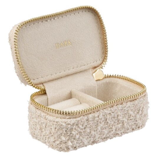 DARK Tweed Jewellery Box Micro Sand