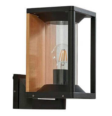 Candina Utendørs Vegglampe IP65 Svart - Lucande