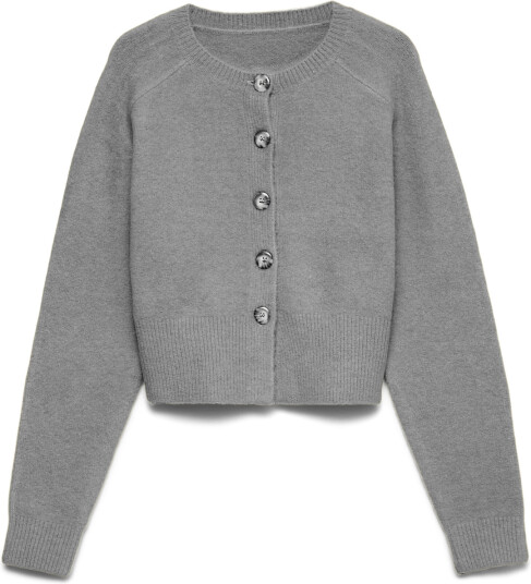 Vero Moda Vmsif Ls O Neck Cardigan Noos Grey XS Vero Moda Vmsif Ls O Neck Cardigan Noos Grey XS