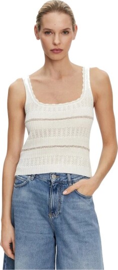 Pinko Dame Topper Hvit M,