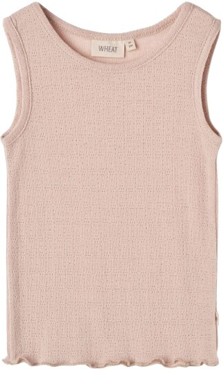 Wheat ull Wheat Cilia singlet i ull/silke til barn, Pale Lilac (98) 98
