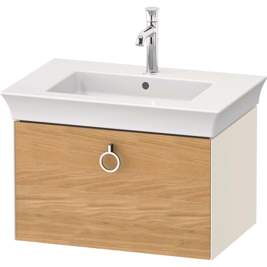 Duravit White Tulip Servantskap 1 skuff 68,4x45,8x41 cm Eik/Nordisk Hvit Høygl.