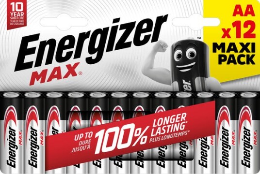 Energizer Max AA 1.5V Batterier 12 stk