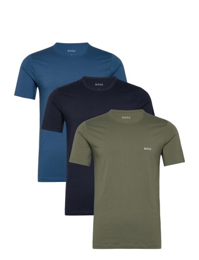 BOSS Tshirtrn 3P Classic Khaki green M BOSS Tshirtrn 3P Classic Khaki green M