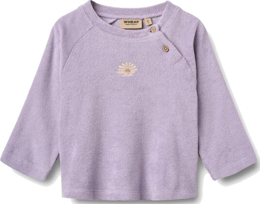 Wheat T Shirt L/S Embroidery Darrin Purple 74 Wheat T Shirt L/S Embroidery Darrin Purple 74