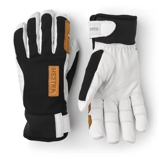 Hestra Ergo Grip Active Wool Terry - 5 Finger Svart / Offwhite 10 Hestra Ergo Grip Active Wool Terry - 5 Finger Svart / Offwhite 10