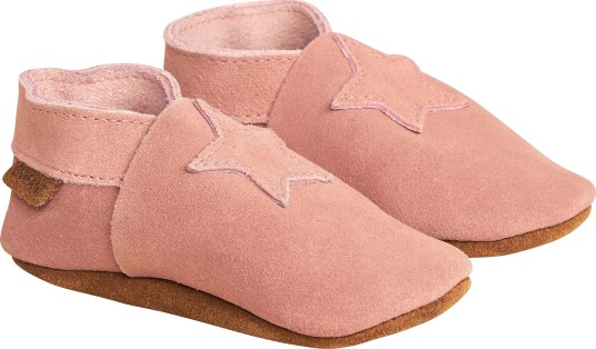En Fant Elastic Slipper Suede - Pink - 22