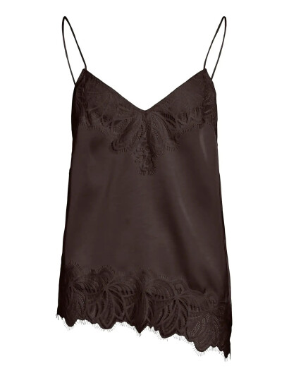 Vila Vilea Strap Top - Brown - 38