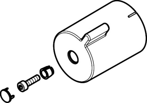 Hansgrohe Termostatgrep Krom
