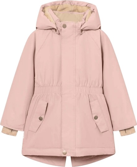 MINI A TURE Matvikania Fleece Lined Winter Jacket. Grs   ADOBE ROSE   104