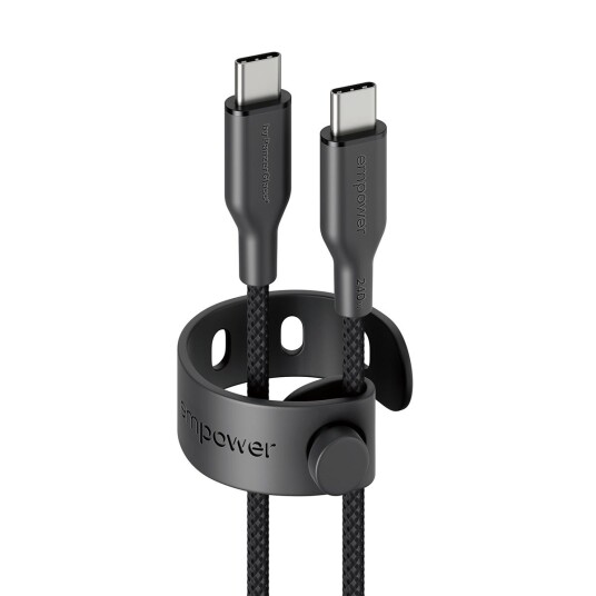 PanzerGlass Racing 240W USB-C til USB-C Kabel 12M Sort PanzerGlass Racing 240W USB-C til USB-C Kabel 12M Sort