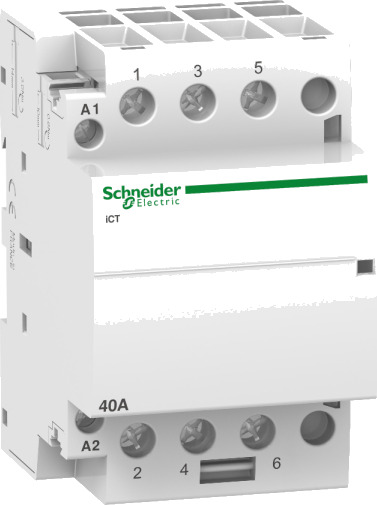 Schneider Electric A9C20843 Kontaktor 3 polet 40 A 240 V 3 SL Elfordeling & strømforsyning