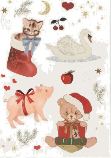 Konges Sløjd Christmas Tattoos Christmas Flerfarget