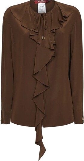 Max Mara Studio Dame Bluser & Skjorter Brun XL,