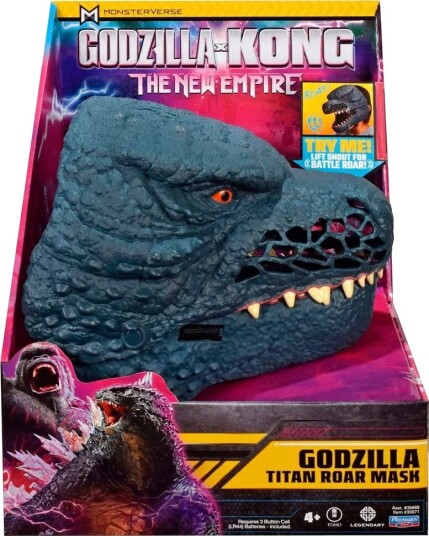 Godzilla/Kong Maske For Rollespill 4+ År