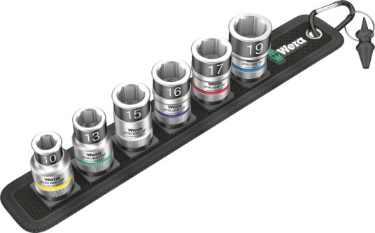 Wera Hylsa I Sats 1/2 10-19mm Zyklop 6 Delar