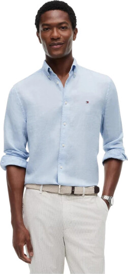 Tommy Hilfiger Pigment Dyed Li Solid Rf Shirt Blue M