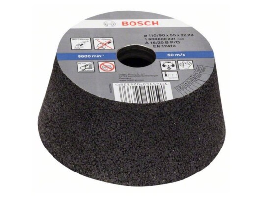 Bosch Slibeskive Ø110/90Mm K16 Metal Konisk Bosch Slibeskive Ø110/90Mm K16 Metal Konisk