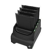 ZEBRA TC51/56 4-SLOT BATTERY CHARGER CHARGES FOUR SPARE BATTERIES. INCLUDES POWER SUPPLY AND DC CABLE.