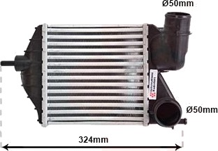 Intercooler VAN WEZEL 17004309 Intercooler VAN WEZEL 17004309