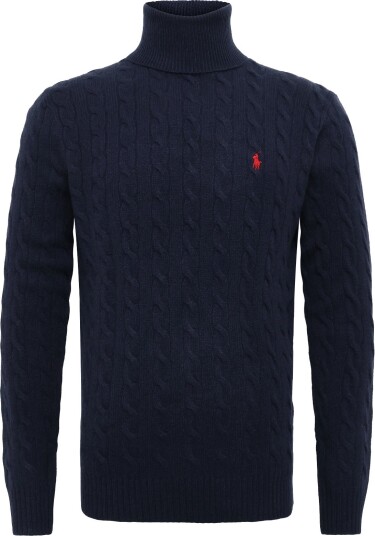 Polo Ralph Lauren 2/15 Wool/Cash Rws Lsl Plo HUNTER NAVY XXL