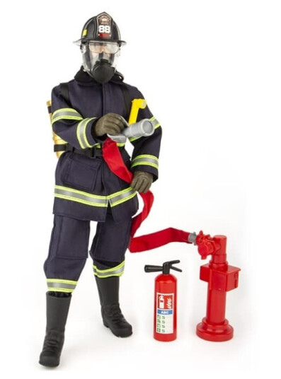 Brandmand Action Figur 30,5cm med tilbehør Model B Brandmand Action Figur 30,5cm med tilbehør Model B