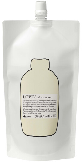 Davines Love Curl Refill Sjampo 500 ml - Miljøvennlig med 74 % mindre plast