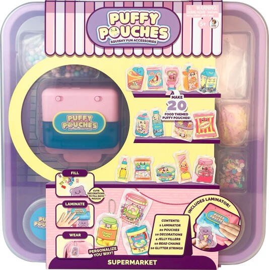 Puffy Pouches Deluxe Lekesett