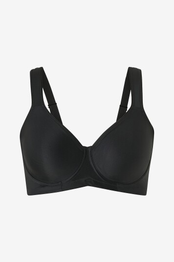 Miss Mary Of Sweden Spile BH Stay Fresh Air Wired Unpadded Bra Svart