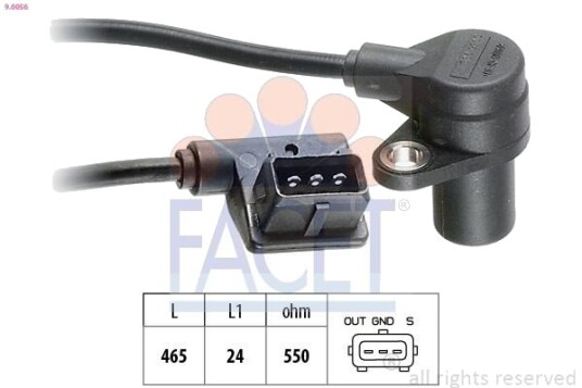 FACET 9.0056 Impulsgiver, veivaksel