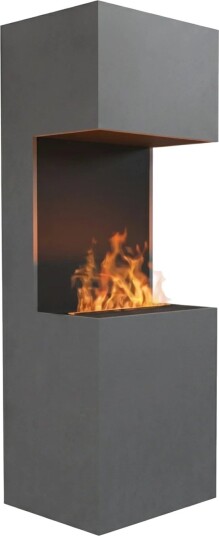Glow Fire Beethoven Omc 600 - Grå (HYB-50-101GR-real-wood)