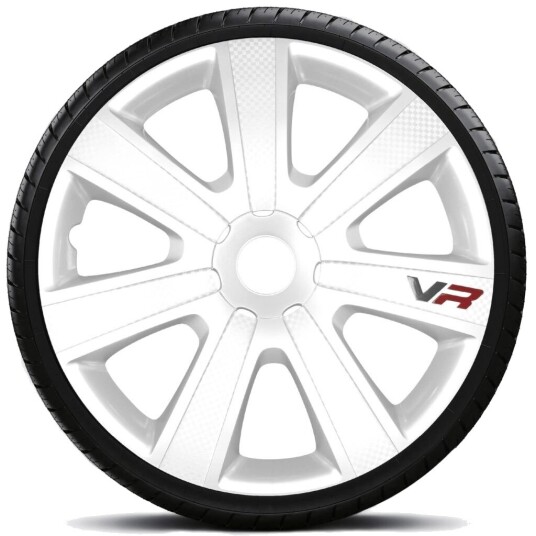 ARGO 15 VR CARBON WHITE Hjulkapsler ARGO 15 VR CARBON WHITE Hjulkapsler