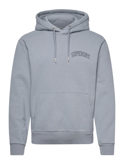 Superdry Ath Ess Hoodie   Blue   L