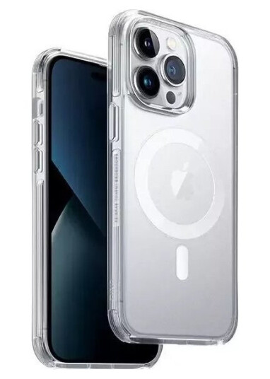 Uniq Etui Uniq Combat Apple Iphone 14 Pro Magclick Charging Przeźroczysty/Dove Satin Clear