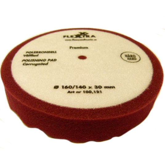 Flexxtra 100121 Poleringsrondell Vaffelmønstret Hard 160 mm Maskintilbehør & forbruk
