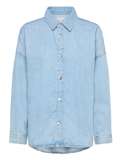 Calvin Klein Jeans Relaxed Linen Denim Shirt Aaron - Blue - XXS Calvin Klein Jeans Relaxed Linen Denim Shirt Aaron - Blue - XXS