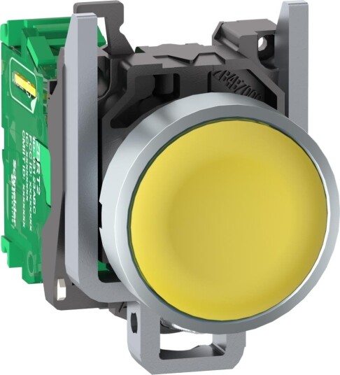 Schneider Electric ZB4RTA5 Trykk Gul, 30 mm